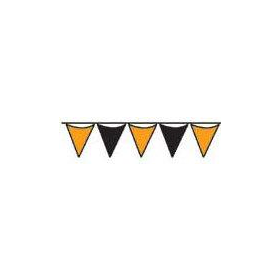 Orange & Black 105 ft Pennant Strings